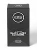Prezervative EXS Black Latex, din latex, diametru 54 mm, fără miros, culoare negru, 12 bucăți