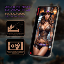 Masturbator inovator MASTURS Misty Steam Mistress, funcție de realitate augmentată (AR), 3 funcții de sucțiune și presiune, 10 funcții de vibrații, mov