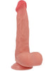 Dildo ROCK ARMY Liquid Silicone Ranger, bază cu ventuză pentru fixare, din silicon hipoalergenic, lungime 22 cm, culoarea pielii