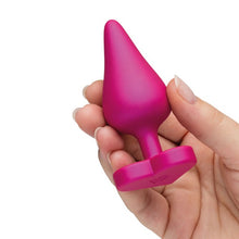 Set plug anal ROMP LUSTER Anal Training Kit, 3 dopuri de dimensiuni progresive, 7.4 cm - 10.5 cm, cu baze în formă de inimă, multicolore