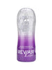 Masturbator manual REVAIR Light Reusable Masturbation Cup, cu 3 tipuri de texturi, material TPE, 16.5 cm, mov