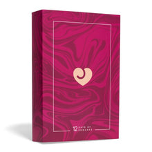 Calendar Advent WOMANIZER Discover Romance, cu jucării si accesorii erotice, articole de bondage, cosmetice, 12 surprize