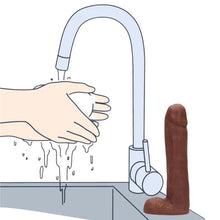 Săpun în formă de penis S-LINE Dicky Soap With Balls, perfect ca un cadou sexy și amuzant, aromă de ciocolată, maro