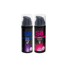 Set 2 geluri pentru cupluri S8 Together Spark + Delay, pentru stimulare clitoridiană și întârzierea ejaculării, 2 x 30 ml