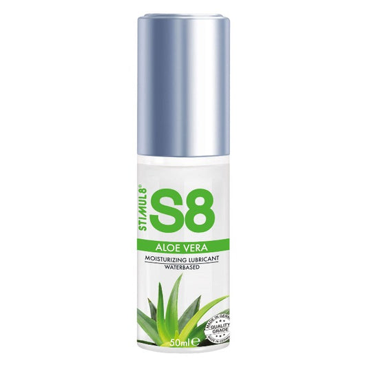 Lubrifiant pe bază de apă S8 Aloe Vera Moisturizing Lubricant, efect hidratant, fără parabeni, 125 ml