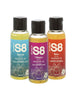 Set 3 uleiuri de masaj S8 Erotic Massage Oil, efect afrodiziac, cu ulei de Jojoba și de migdale, diverse arome, 3 x 50 ml