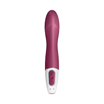 Vibrator SATISFYER Big Heat – Warming G-Spot Vibrator, funcție de încălzire, control prin aplicație, culoare zmeură