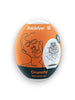 Ou masturbator SATISFYER Crunchy Egg, de unică folosință, interior texturat, material flexibil TPE (portocaliu)&nbsp;