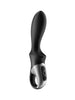 Vibrator anal SATISFYER Heat Climax Warming Anal Vibrator, funcție de încălzire, control prin aplicație, culoare negru