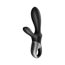 Vibrator anal SATISFYER Heat Climax+ Warming Anal Vibrator, funcție de încălzire, control prin aplicație, culoare negru