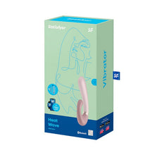 Vibrator rabbit SATISFYER Heat Wave Vibrator, cu stimulare dublă, funcție de încălzire, control prin aplicație, roz