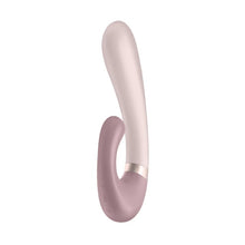 Vibrator rabbit SATISFYER Heat Wave Vibrator, cu stimulare dublă, funcție de încălzire, control prin aplicație, roz