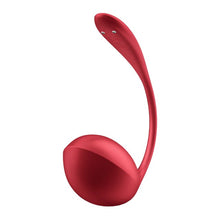 Vibrator pentru cupluri SATISFYER Shiny Petal, control prin aplicație și telecomandă, vibrații personalizate, roșu