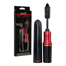Aparat de masaj SCREAMING O Mascara Vibe, în formă de rimel, pentru clitoris și zone erogene, 4 viteze, negru cu roșu