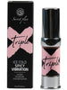 Gel vibrator unisex SECRET PLAY Triple X, pentru stimularea zonelor intime, cu efect triplu de furnicături, încălzire și răcire, 15 ml