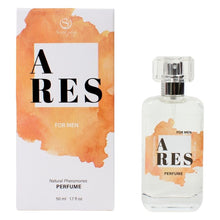 Parfum cu feromoni SECRET PLAY ARES, cu note citrice și lemnoase, pentru bărbați, portocaliu, 50 ml