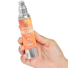 Ulei de masaj SECRETPLAY Sensual Massage Oil - Peach, cu efect hidratant, aromă de piersică, 50 ml