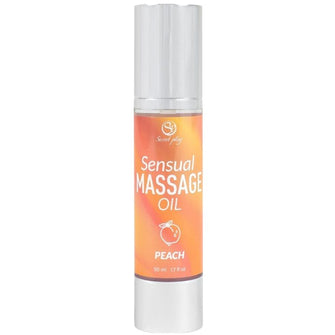 Ulei de masaj SECRETPLAY Sensual Massage Oil - Peach, cu efect hidratant, aromă de piersică, 50 ml