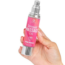 Ulei de masaj SECRETPLAY Sensual Massage Oil - Pink Petals, cu efect hidratant, aromă de trandafir, 50 ml