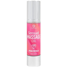 Ulei de masaj SECRETPLAY Sensual Massage Oil - Pink Petals, cu efect hidratant, aromă de trandafir, 50 ml
