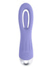 Vibrator SELOPA In A Flap, din silicon, 10 funcții de lovituri ritmice, rezistent la apă, lungime 15 cm, culoare mov