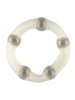 Inel pentru penis SEVEN CREATIONS Robotic Beaded Cockring, din silicon, design cu bile pentru stimulare, transparent