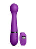 Vibrator wand SEXERCISE Pelvic Muscle Training Set, pentru exerciții kegel, 10 funcții de vibrație, control prin telecomandă tip ceas, mov