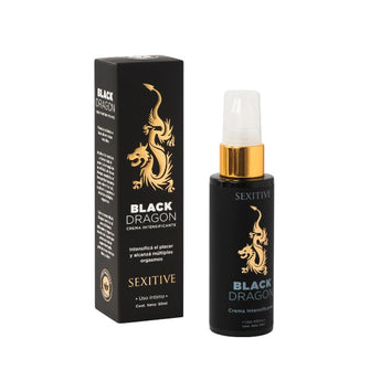 Cremă intimă pentru cupluri SEXITIVE Black Dragon, pentru erecții puternice și intensificare orgasm feminin, 50 ml