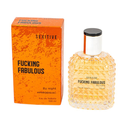 Parfum cu feromoni SEXITIVE Fucking Fabulous By Night, pentru bărbați, note de grepfrut, iasomie și tămâie, 100 ml