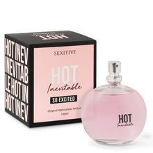 Parfum cu feromoni SEXITIVE Hot Inevitable - So Excited, pentru femei, note de flori de portocal, cafea și vanilie, 100 ml