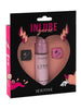 Joc erotic pentru cupluri SEXITIVE InLube Game, include 2 zaruri cu provocări senzuale și lubrifiant de 20 ml (instrucțiuni în limba spaniolă)
