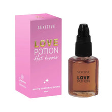 Ulei comestibil SEXITIVE Love Potion - Chocolate, pentru masaj și sex oral, efect de încălzire, aromă de ciocolată, 30 ml (P14214)