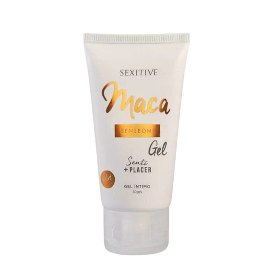 Gel intim SEXITIVE Maca Gel - Sensbomb, pentru stimulare clitoris, cu efect de creștere libido și energie, efect de încălzire, 70 g