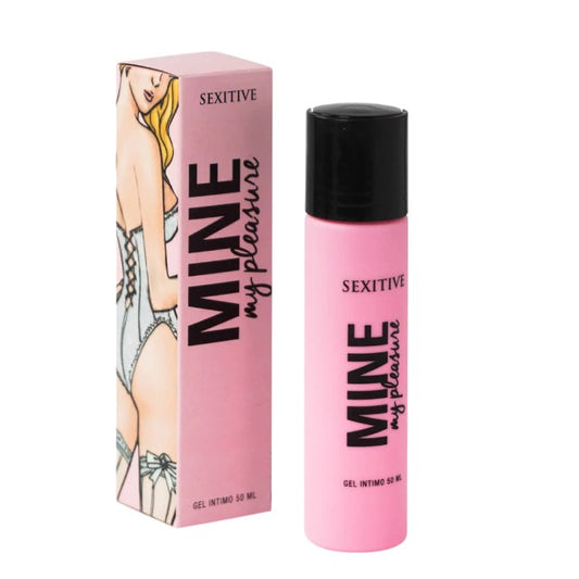 Gel intim SEXITIVE Mine - My Pleasure, pentru stimulare clitoris, cu efect de furnicături și pulsații, 50 ml