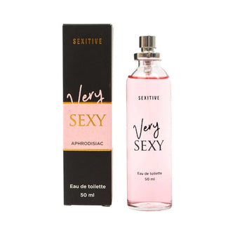 Parfum cu feromoni SEXITIVE Very Sexy, pentru femei, note de migdale, lămâie și cacao, 50 ml
