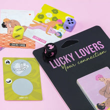 Joc erotic pentru cupluri SEXITIVE Lucky Lovers Your Connection, include 3 zaruri și 13 cartonașe răzuibile (LGBTQ)