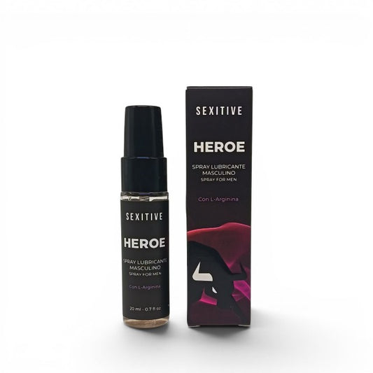 Spray SEXITIVE Heroe Performance Stay Strong, pentru erecții tari și performanță sexuală, cu Maca și L-Arginină, 20