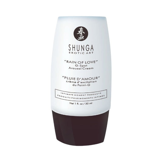Cremă intimă SHUNGA Rain of Love, pentru stimularea punctului G, manual cu instrucțiuni inclus, 30 ml