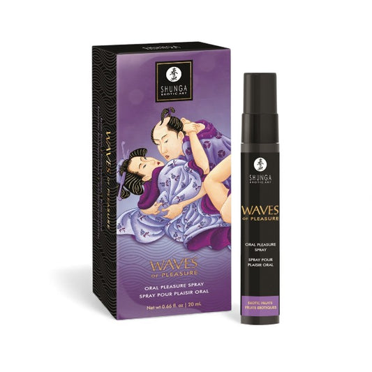 Spray pentru sex oral SHUNGA Waves Of Pleasure Exotic Fruits, crește producția de salivă, aromă fructe exotice, 20 ml