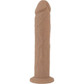 Dildo SILEX-D 9” Model 2, design realist, reactiv la căldură, bază cu ventuză pentru fixare, lungime 22.9 cm, culoarea pielii