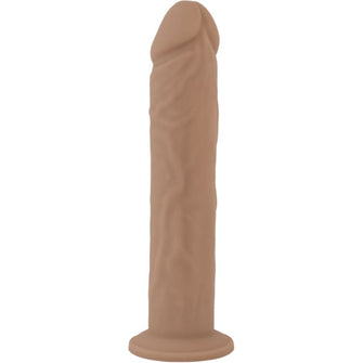 Dildo SILEX-D 9” Model 2, design realist, reactiv la căldură, bază cu ventuză pentru fixare, lungime 22.9 cm, culoarea pielii