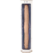 Dildo dublu SILEX-D Double Dong S Size, pentru dublă penetrare, reactiv la căldură, lungime 38.5 cm, culoarea pielii