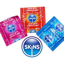 Prezervative SKINS Assorted Premium Condoms, set cu 3 tipuri de prezervative, din latex, 16 bucăți