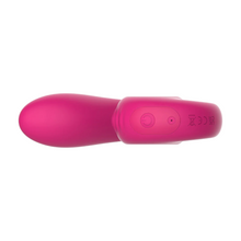 Vibrator dublu SNAIL VIBE Gizi Lite Dual G-spot, cu stimulator clitoris curbat, 5 funcții de vibrație, rezistent la apă, roz