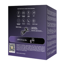 Inel dublu pentru penis SNAIL VIBE Jovi Dual Couples, cu telecomandă, 2 motoare, 5 funcții de vibrație, culoare negru