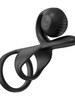 Inel dublu pentru penis SNAIL VIBE Jovi Dual Couples, cu telecomandă, 2 motoare, 5 funcții de vibrație, culoare negru