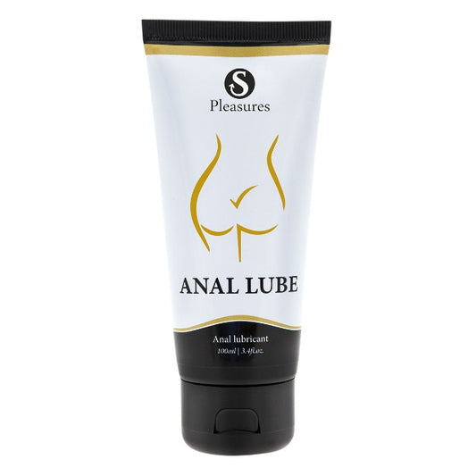 Lubrifiant anal S PLEASURES Anal Lube, pe bază de apă, potrivit pentru piele sensibilă, fără parfum, 100 ml