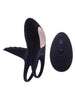 Inel vibrator pentru penis S PLEASURES Avalanche, cu inel pentru testicule, control prin telecomandă, 10 funcții de vibrație, negru