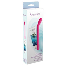 Set S PLEASURES Lithea + LIEBE Aloe Vera, aparat de masaj cu 10 funcții de vibrație + lubrifiant pe bază de apă cu aloe vera (roz)