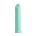 Stimulator clitoris S PLEASURES Velvet Bullet, 10 funcții de vibrație, din silicon medical, rezistent la apă, culoare turcoaz